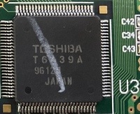80-channel output Column Driver for an STN Dot Matrix LCD (U3)
